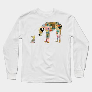 Great dane and Chihuahua Long Sleeve T-Shirt